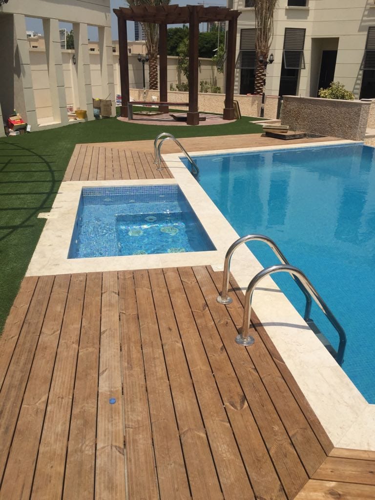 Pool decking project uae
