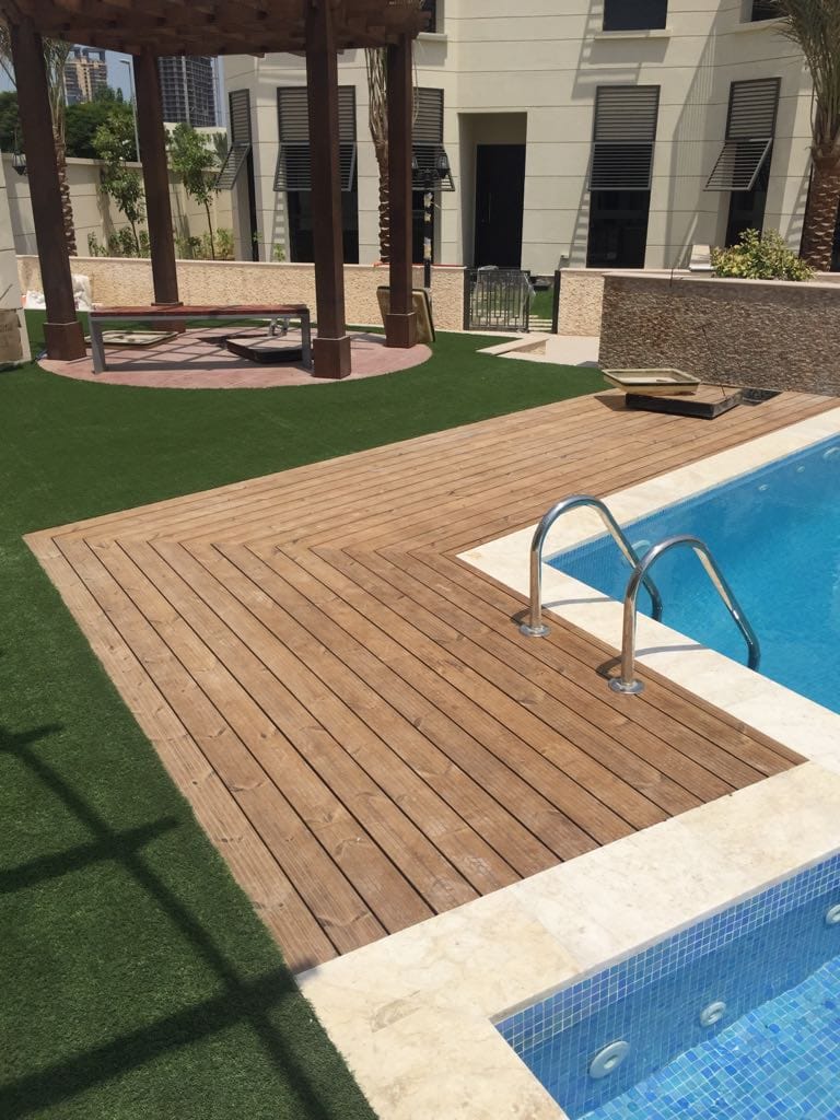 Pool decking project