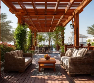 Top 7 Stunning Wood Pergola in Dubai Ideas for a Luxurious Outdoor Space