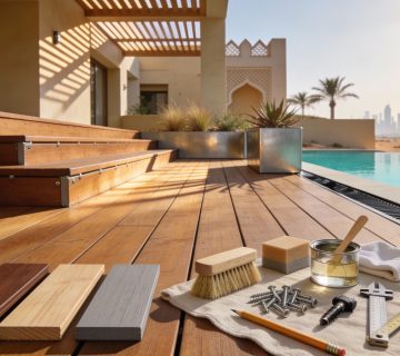 wood decking dubai