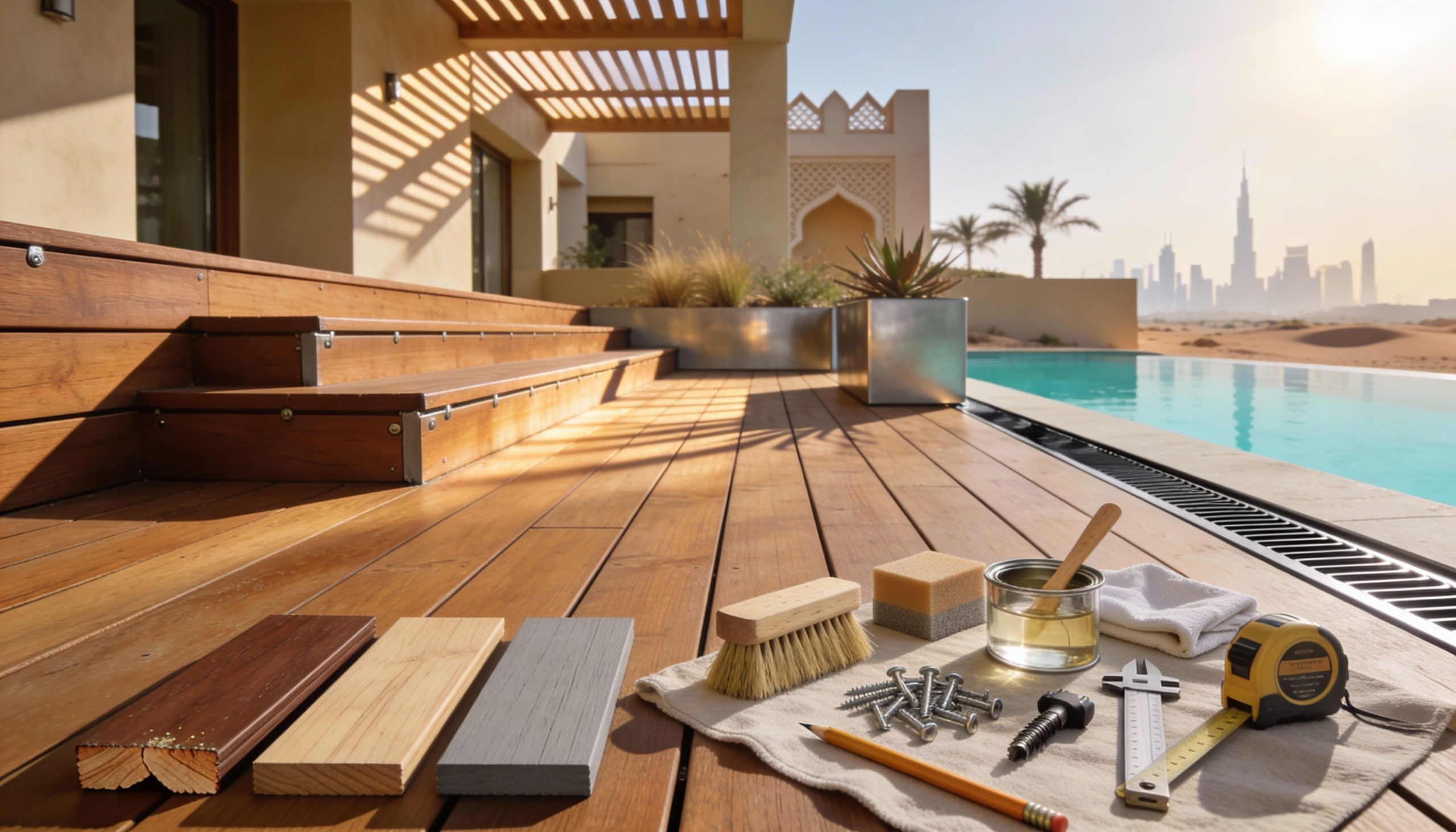 wood decking dubai